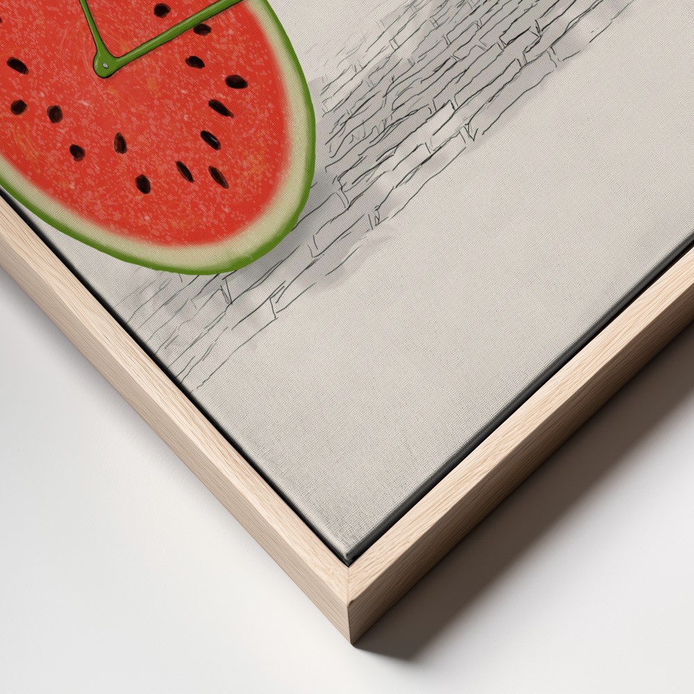 Canvas print - Juicy frame close up