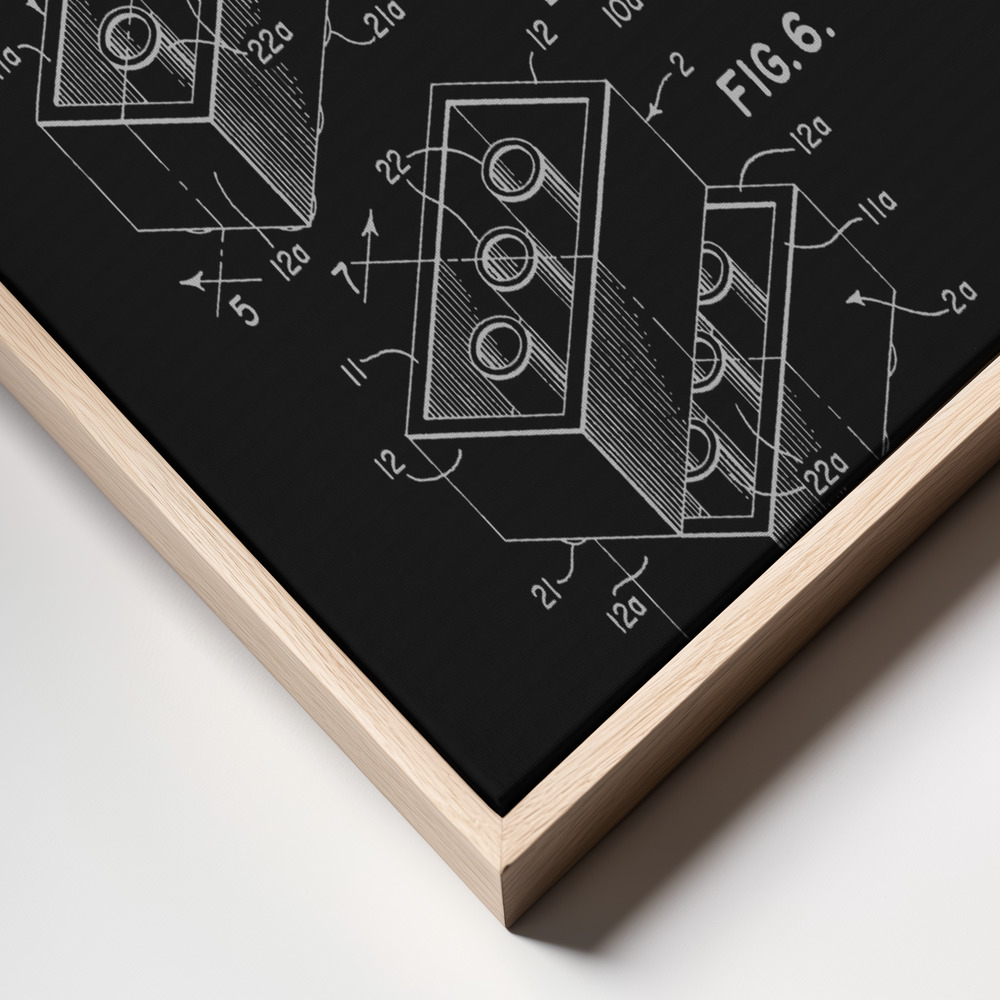 Canvas print - Lego Nº2 frame close up