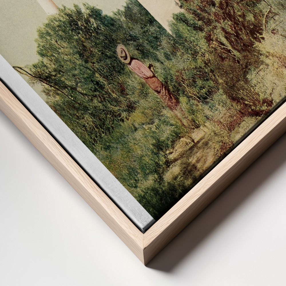 Stampe su tela - The Finest Giant Mushroom frame close up