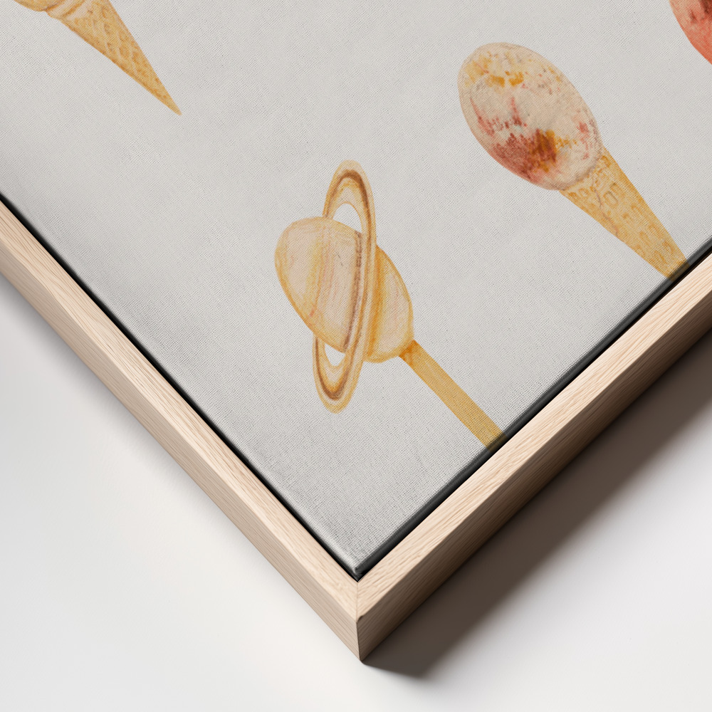 Canvas print - Planetarium Sugarium frame close up