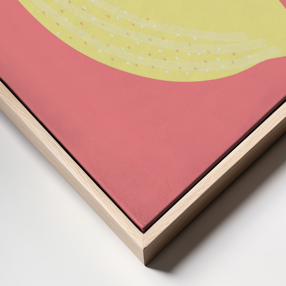 Canvas schilderi - Limon frame close up - natuurlijk frame