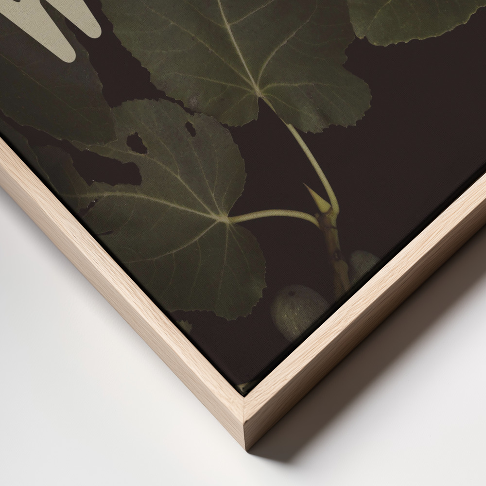 Canvas schilderi - Wild Nº1 frame close up - natuurlijk frame