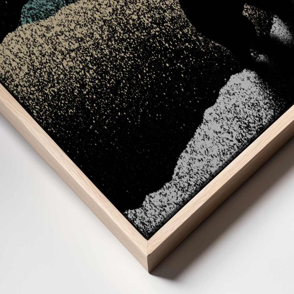Canvas print - Wandering Bear frame close up