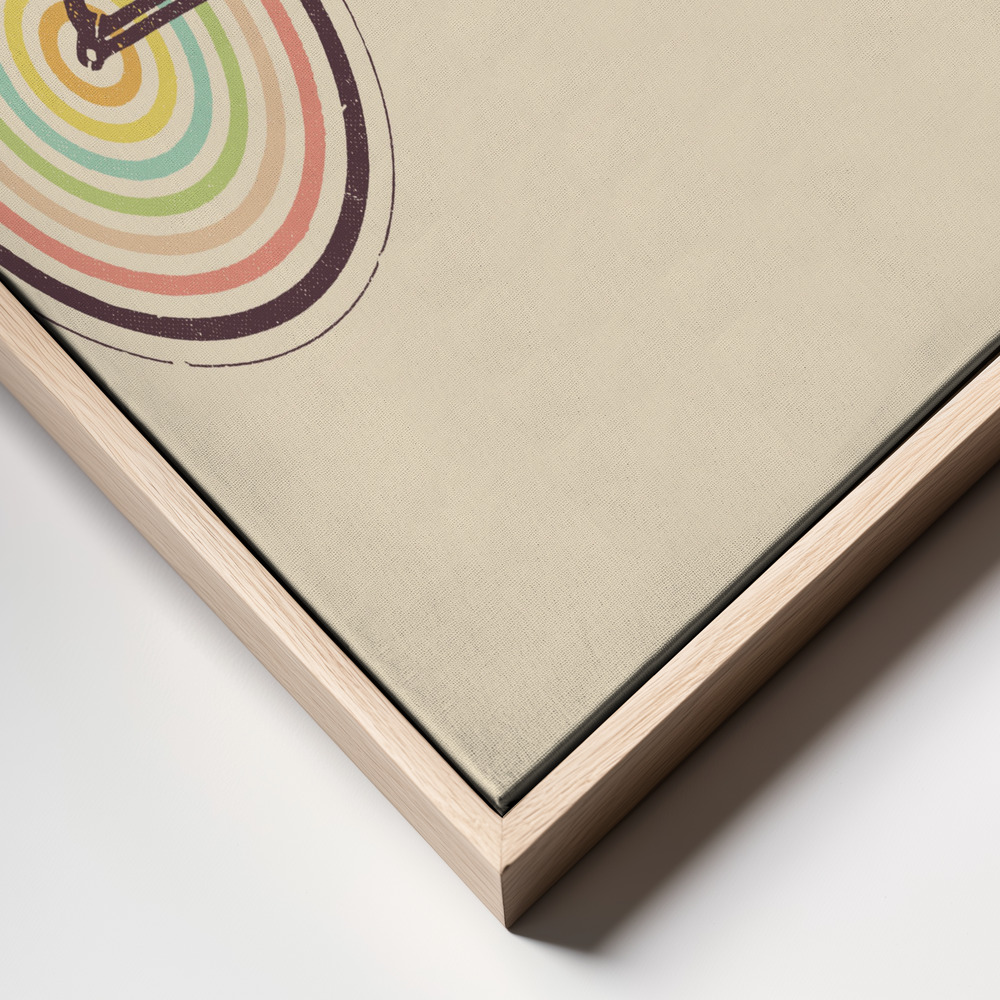 Canvas print - Velocolor frame close up