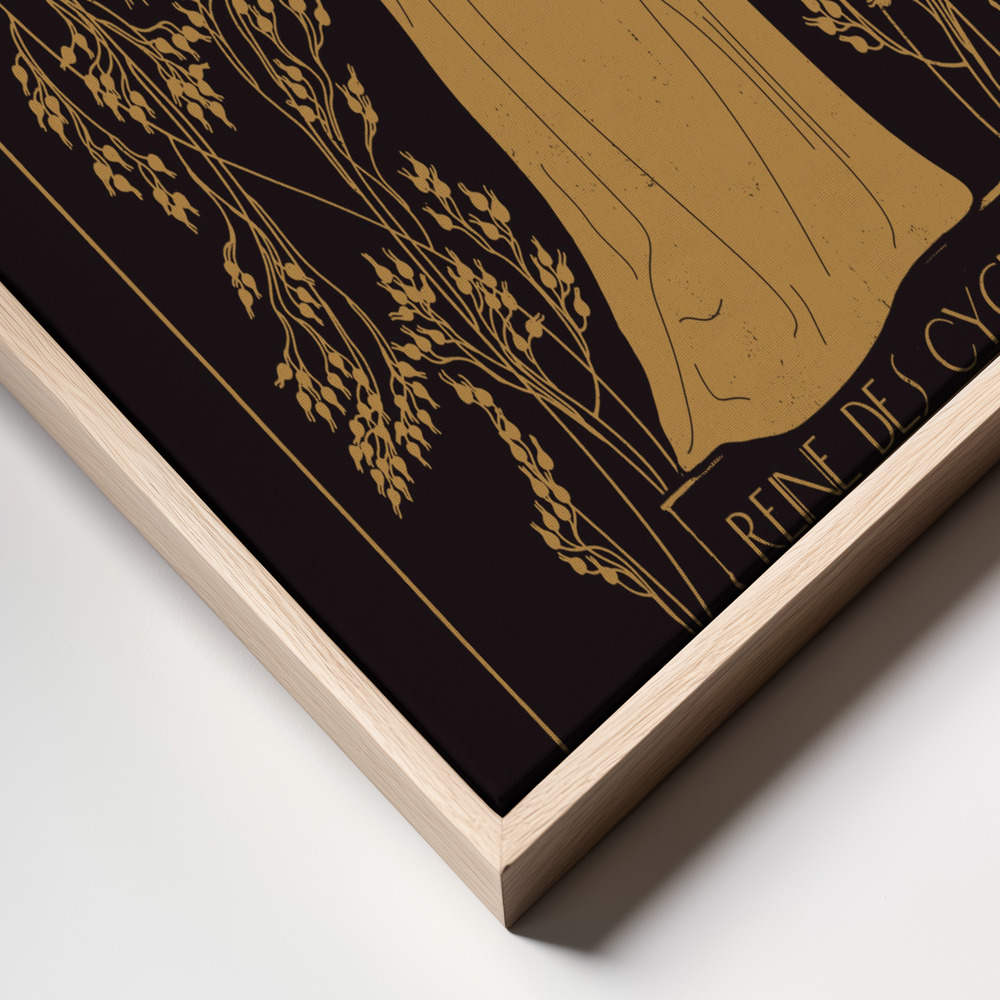 Canvas print - Reine Des Cygnes Nº2 frame close up
