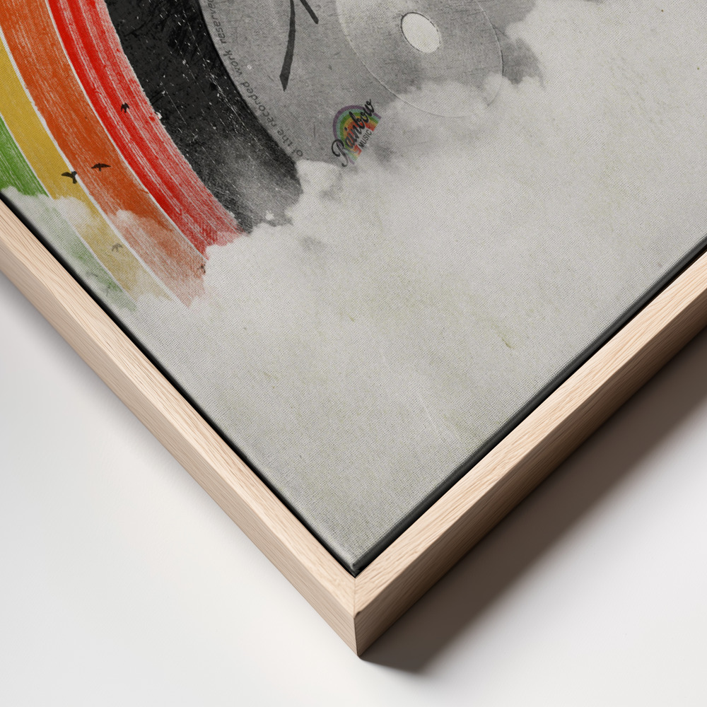 Canvas print - Rainbow Classics frame close up