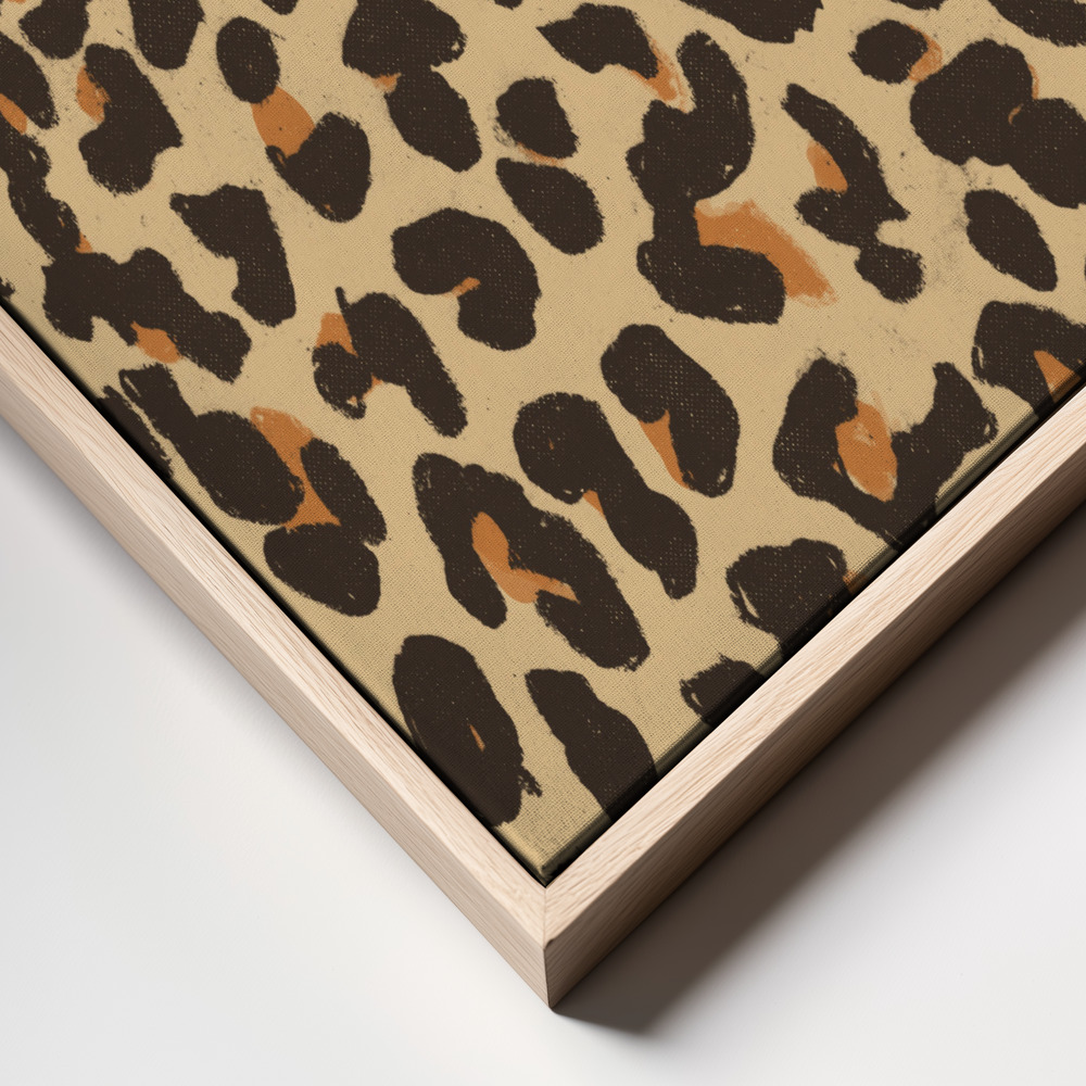 Canvas print - Just a Leo frame close up