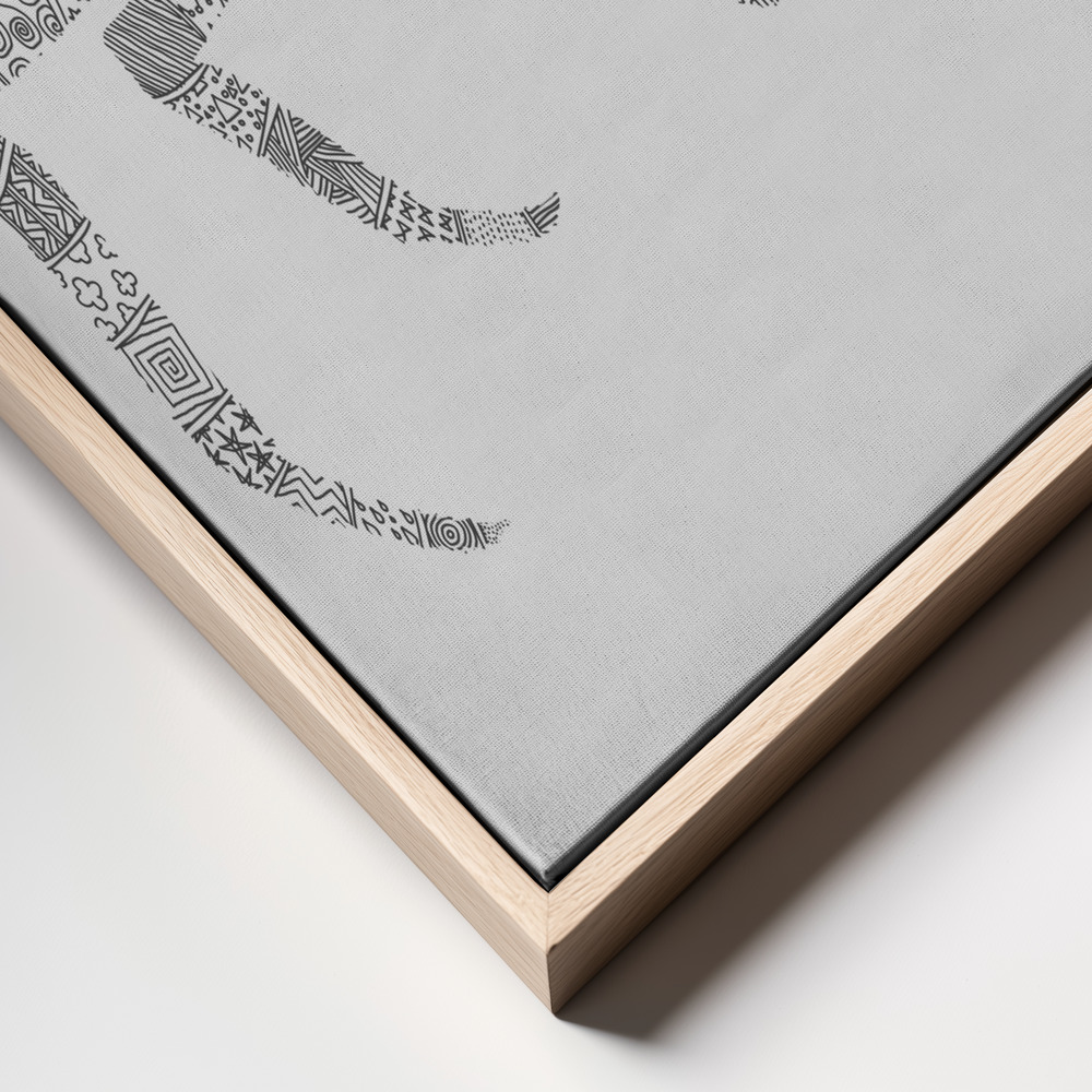 Toile - Crab Grey Affiche - Grey cadre en gros plan - cadre naturel