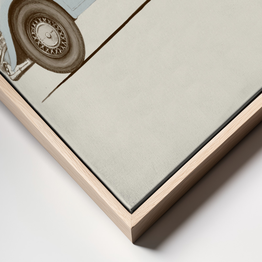 Toile - Car 30 cadre en gros plan - cadre naturel