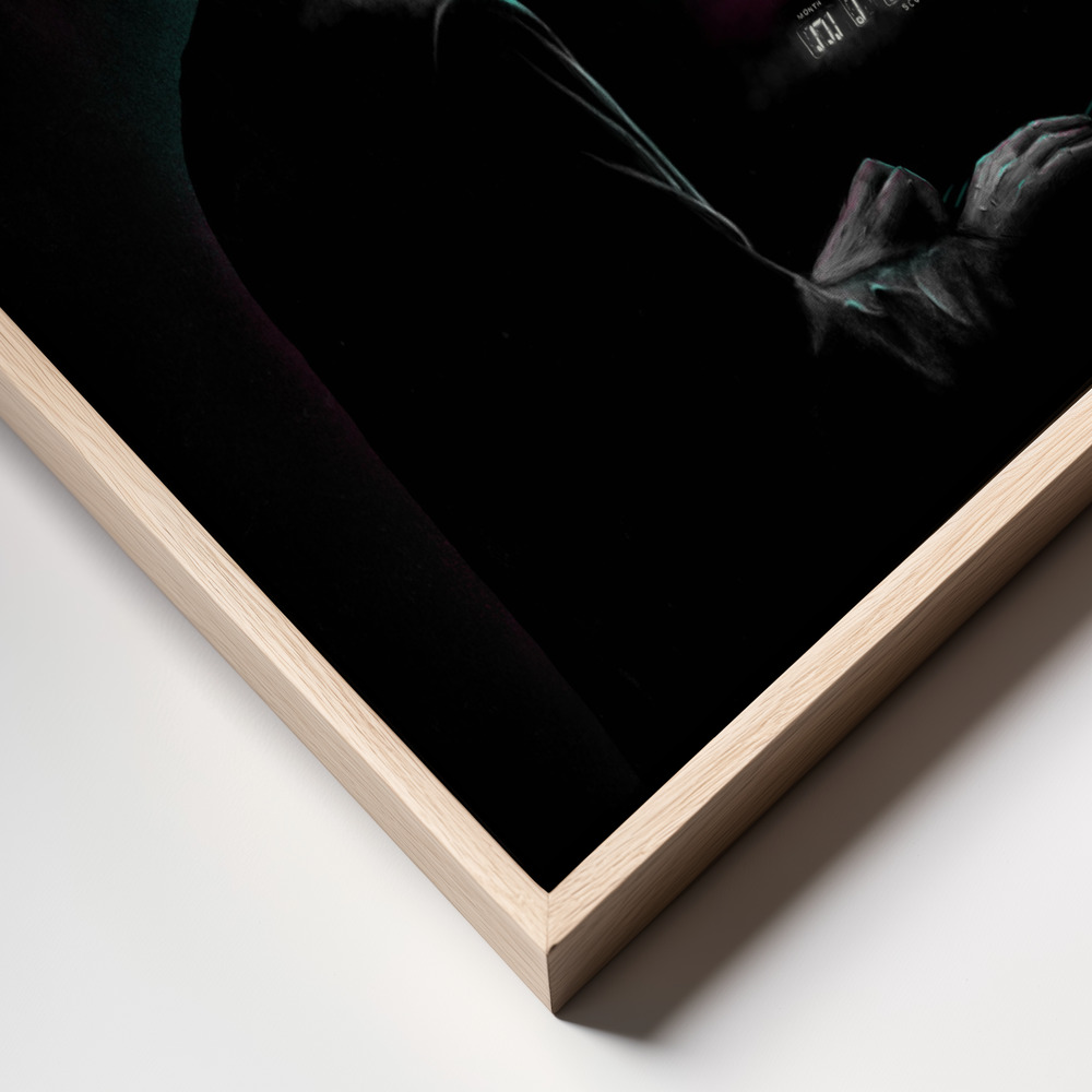 Canvas print - Bach To The Future Nº2 frame close up