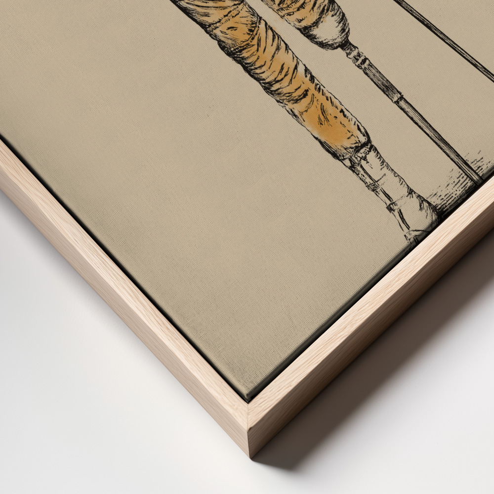 Canvas taulu - Astropirate kehys lähikuva - luonnollinen kehys