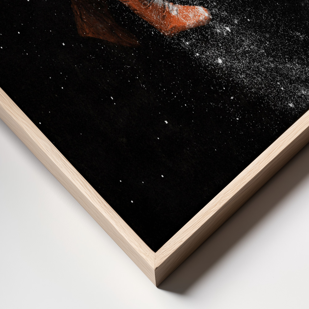 Stampe su tela - Astronaut frame close up