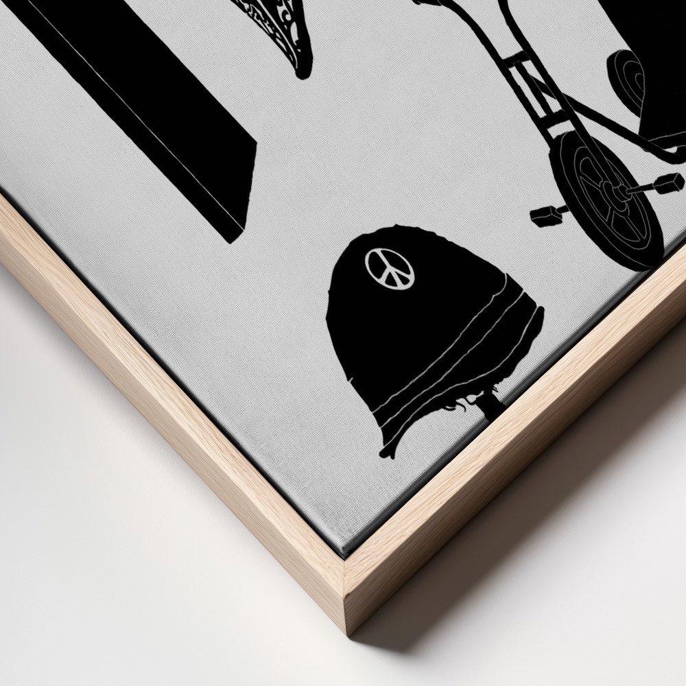 Toile - Kubrick Odyssey cadre en gros plan - cadre naturel