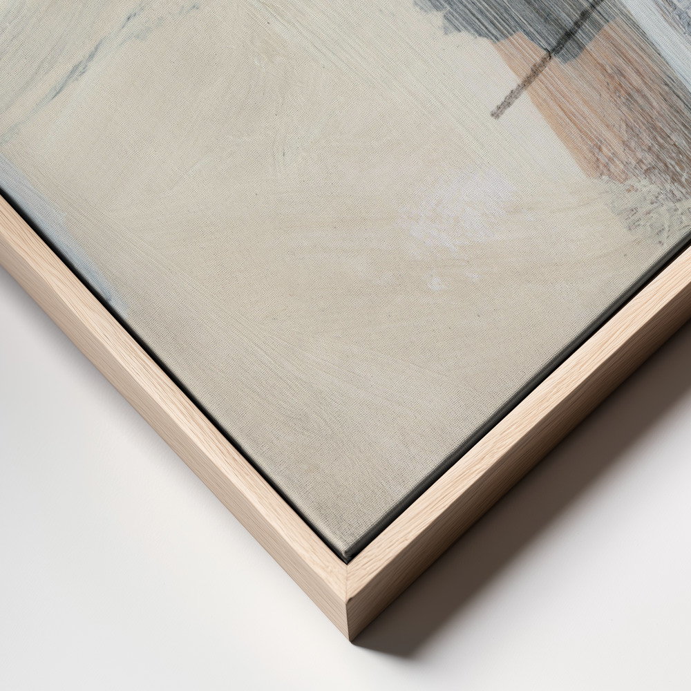 Canvas schilderi - Style Abstract frame close up - natuurlijk frame