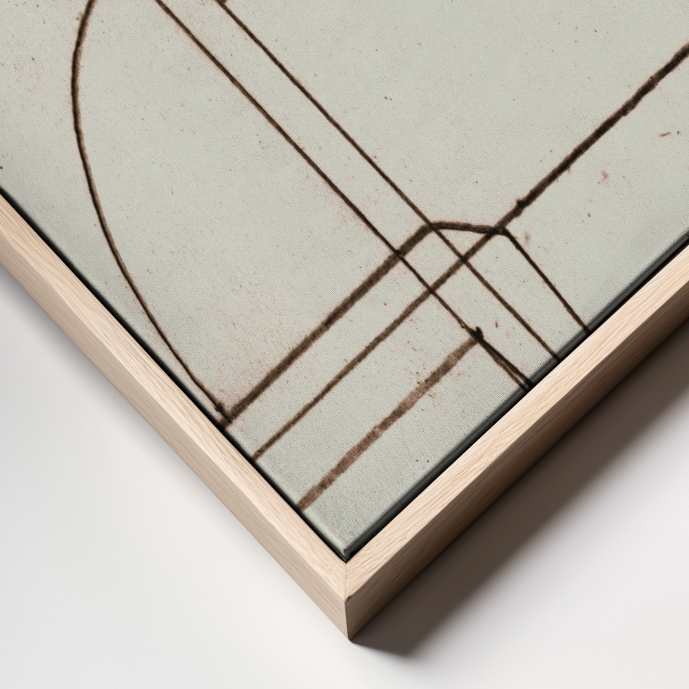 Canvas schilderi - Minmod No2 frame close up - natuurlijk frame