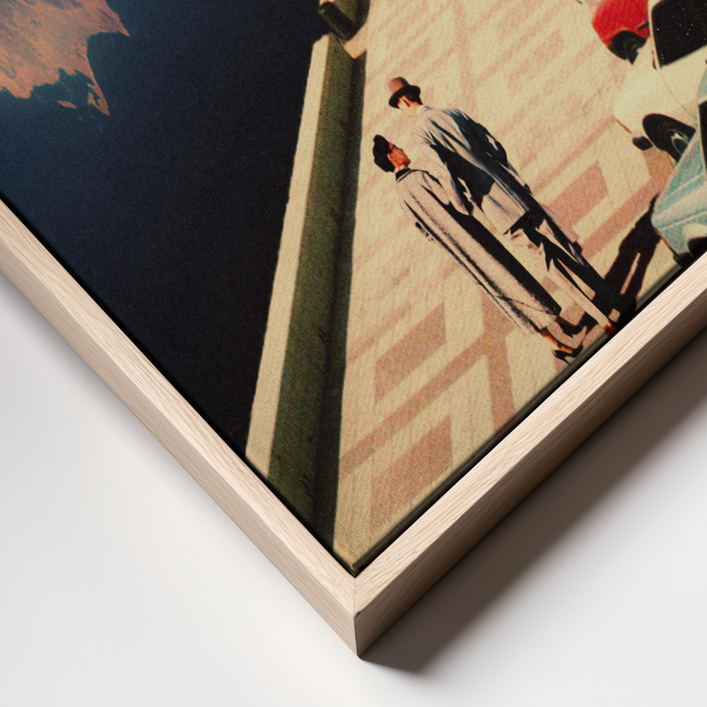 Canvas schilderi - Space Promenade frame close up - natuurlijk frame
