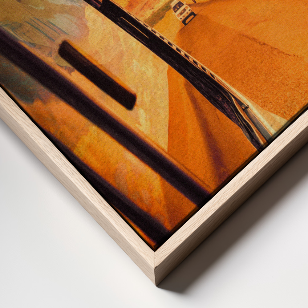 Lienzo - The Real Road Trip II frame close up