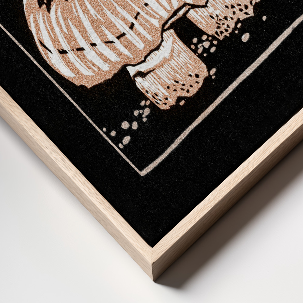 Canvas taulu - September 1917 kehys lähikuva - luonnollinen kehys