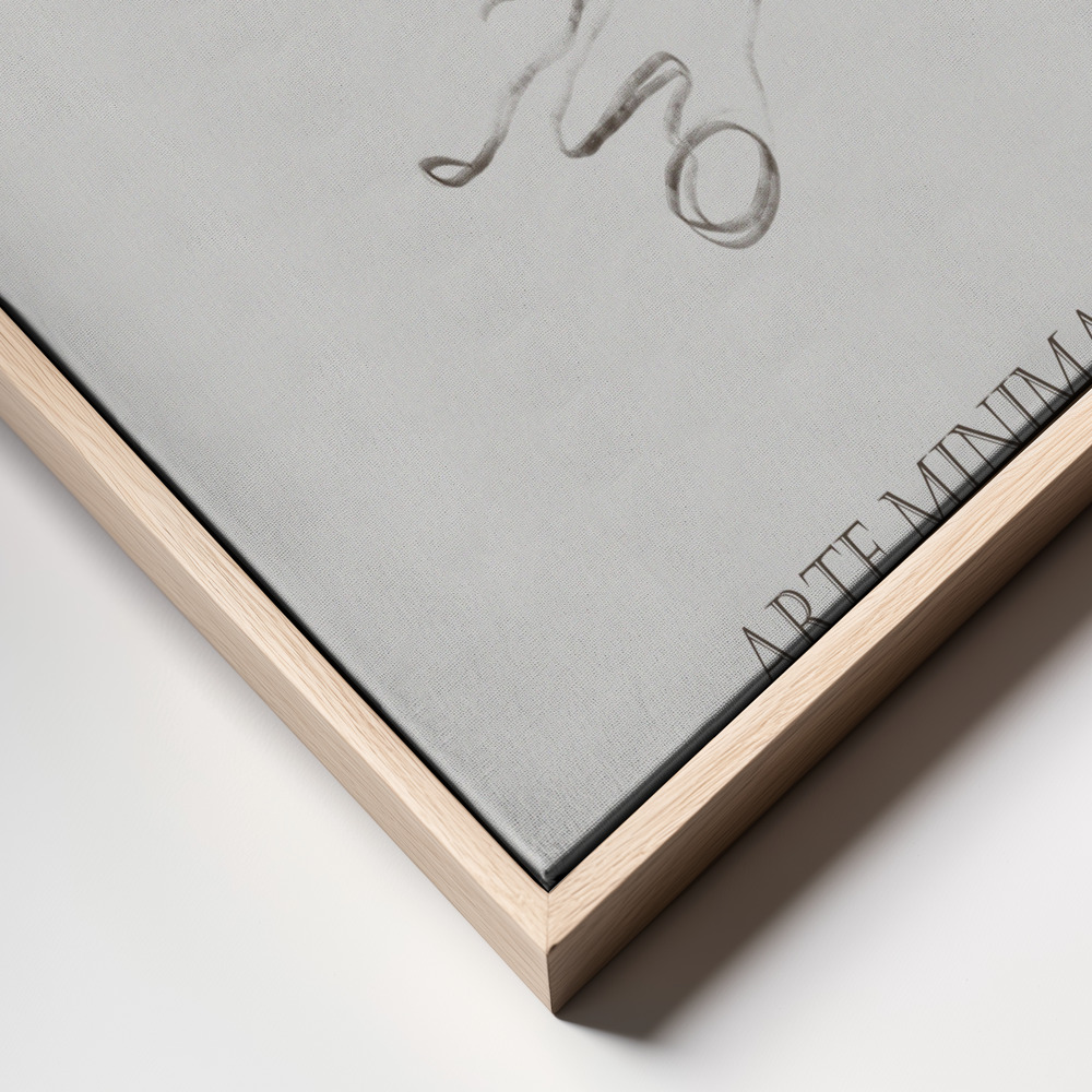 Canvas schilderi - Arte Minimalista frame close up