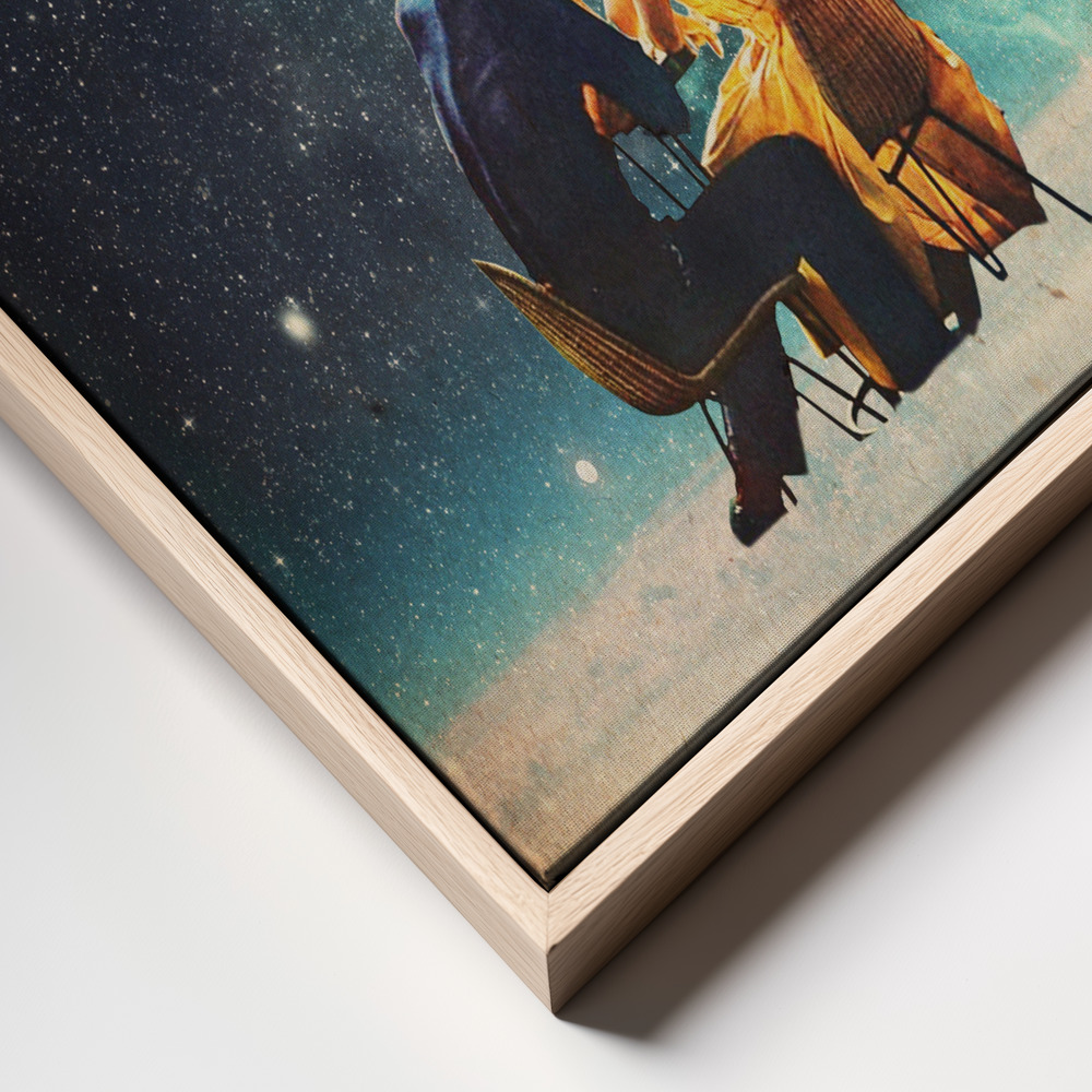 Canvas print - I'll Take You To the Stars for a Second Date frame close up