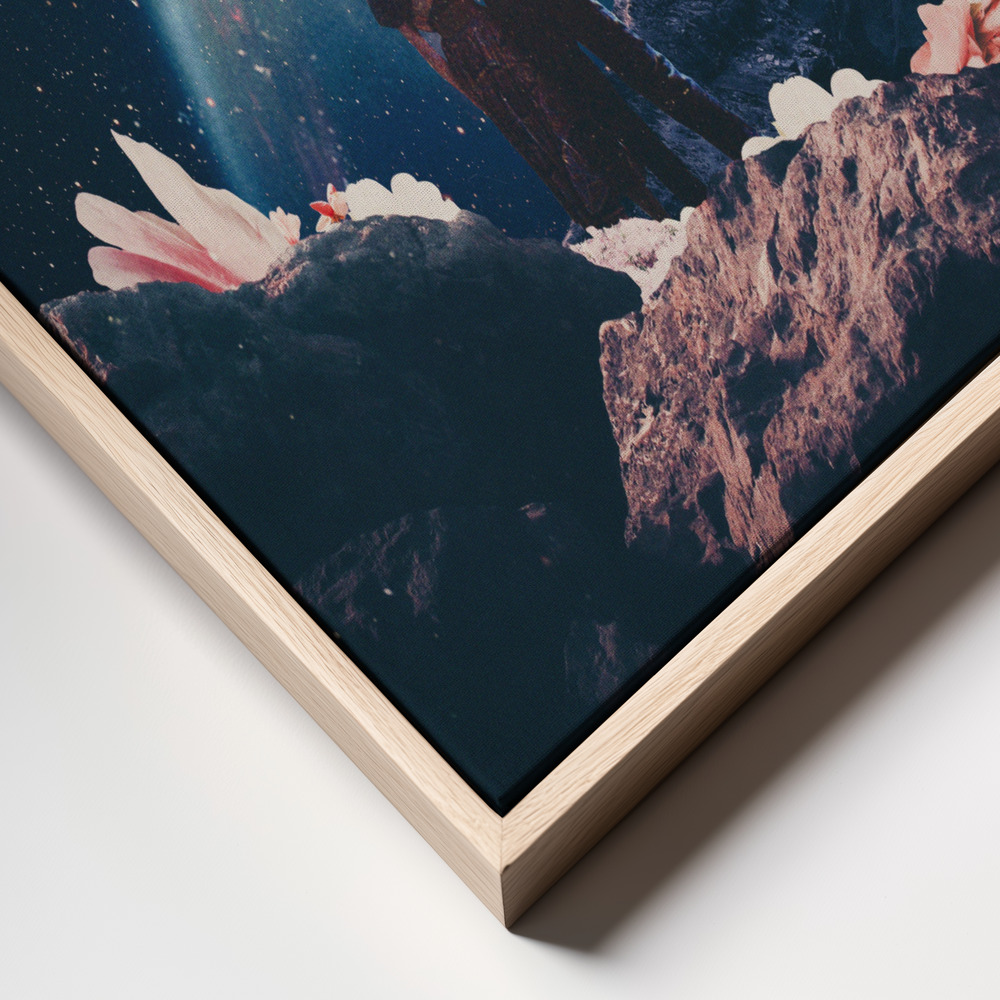 Leinwandbild - Often Mistaken for Absent frame close up