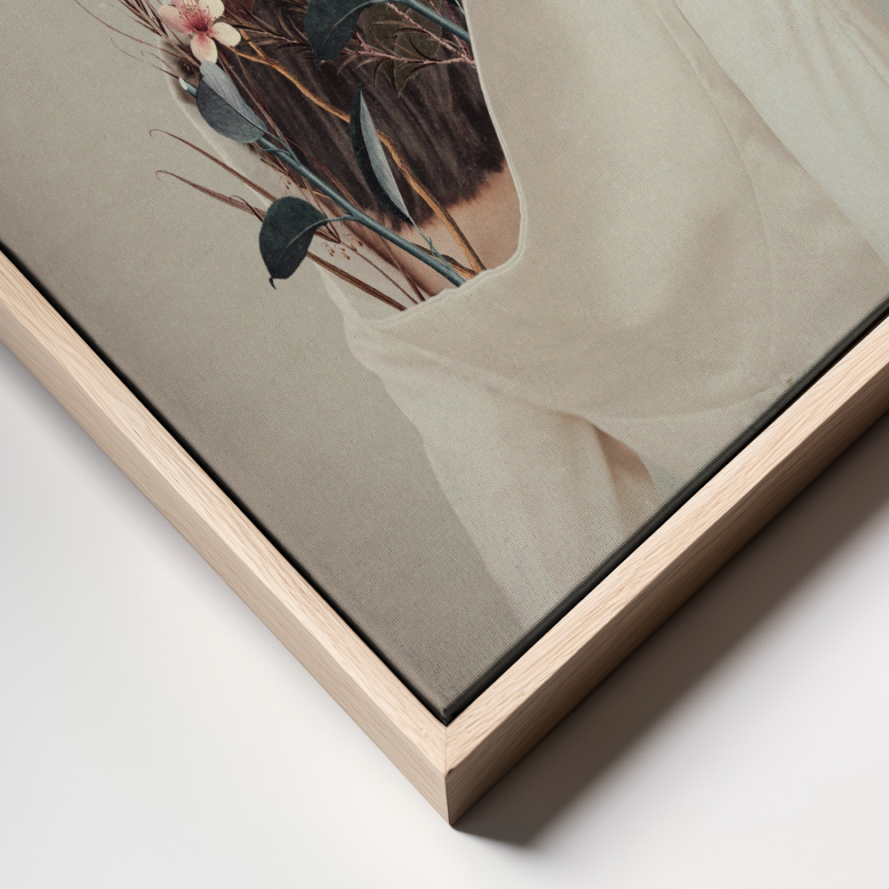 Leinwandbild - You Gifted Me an Autumn frame close up