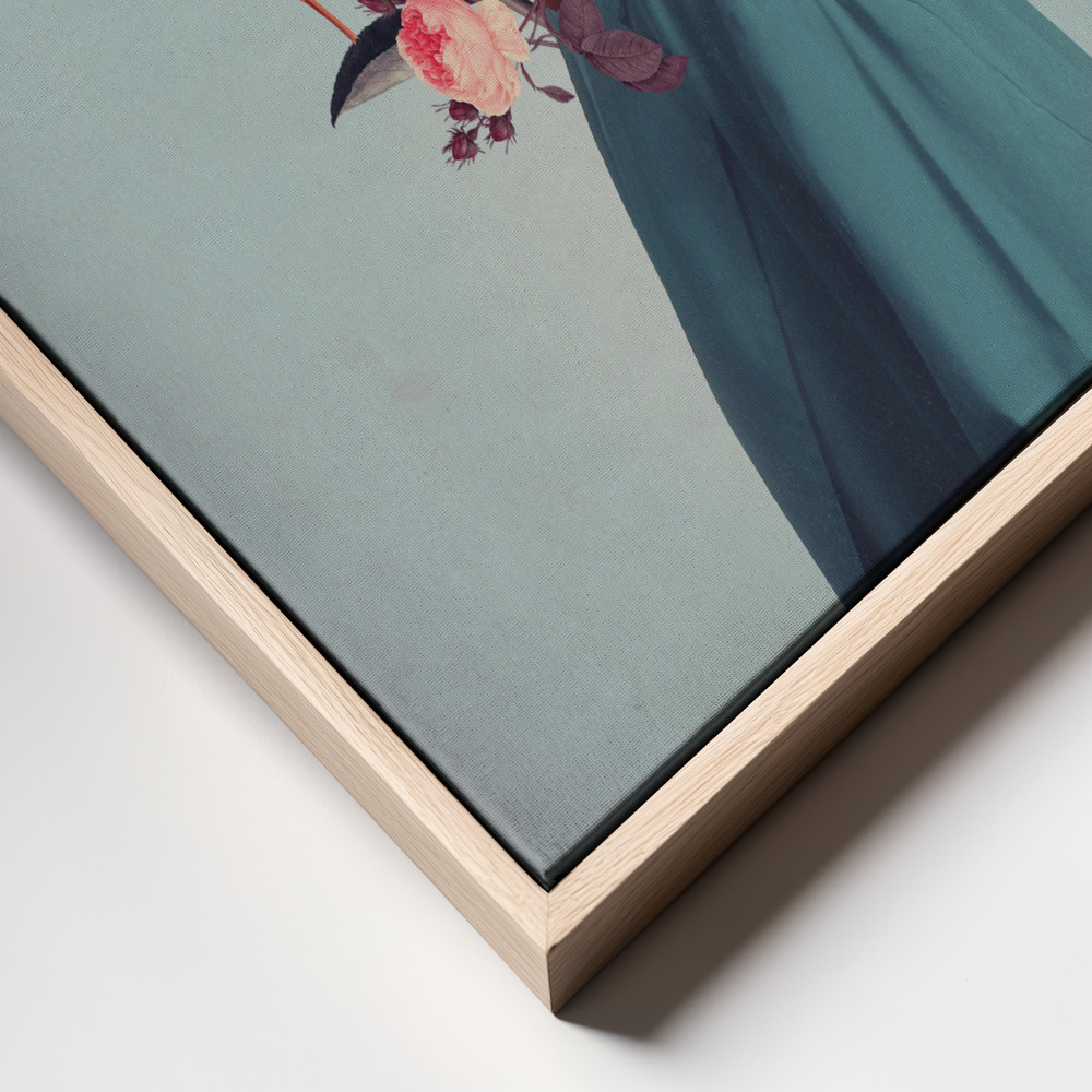 Canvas print - I Was Hidden but You Saw Me frame close up
