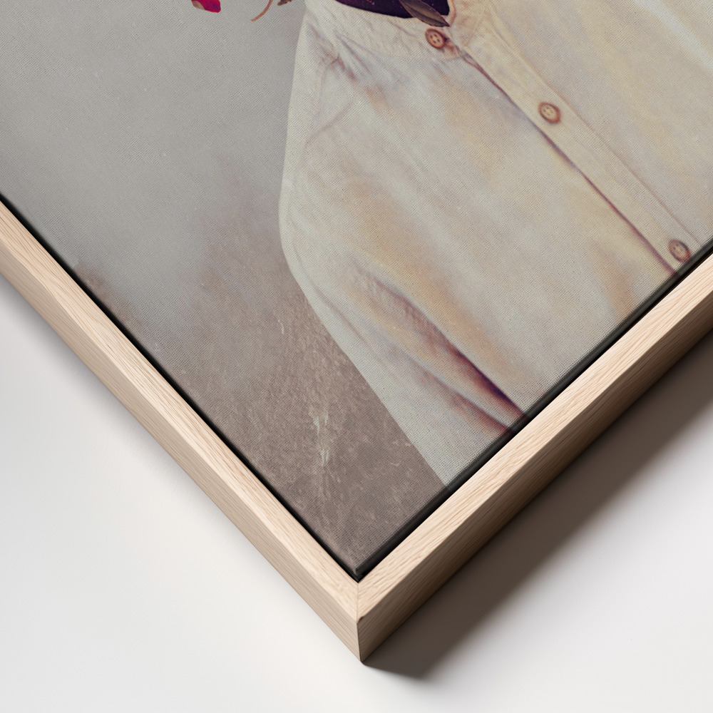 Canvas print - Bright Bloom frame close up