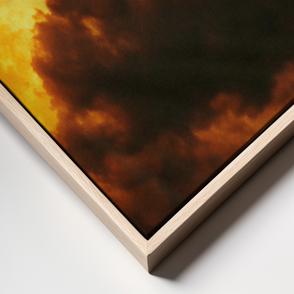 Canvas print - Cowboy I frame close up