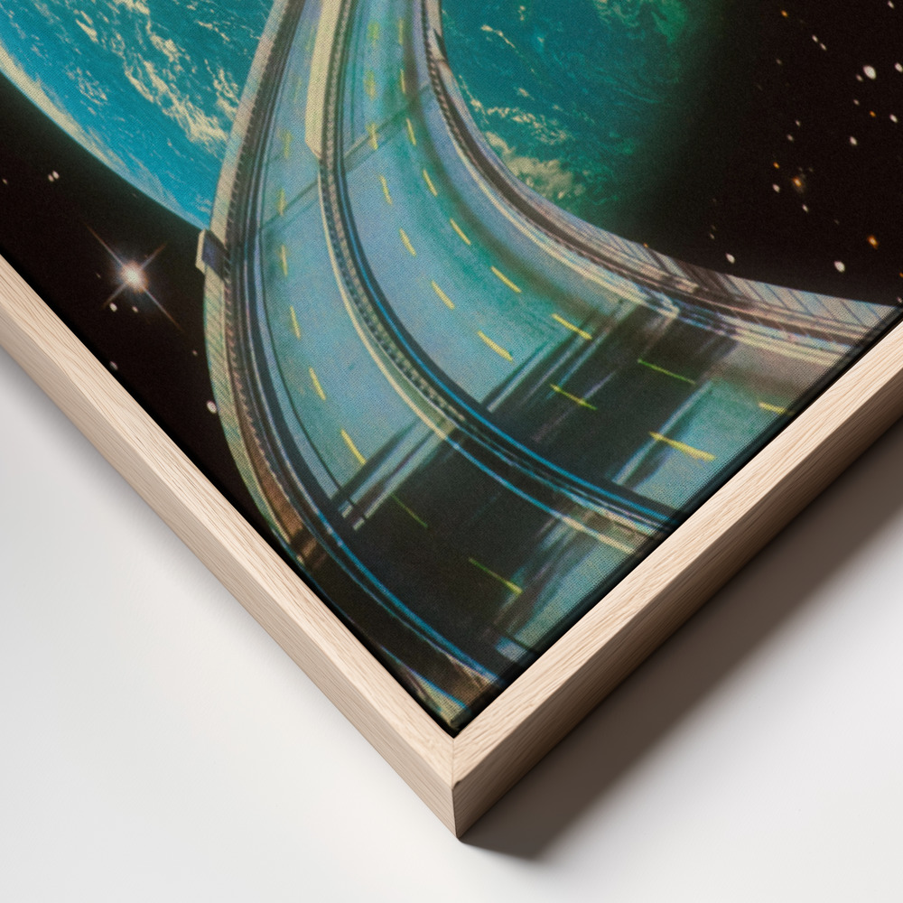 Toile - Highway Home cadre en gros plan - cadre naturel