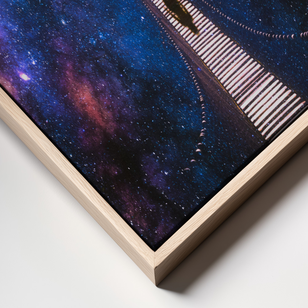 Canvas print - Infinity frame close up