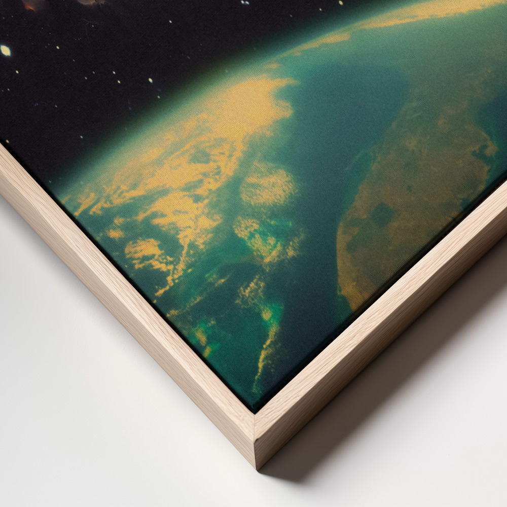 Canvas print - The Space Express frame close up