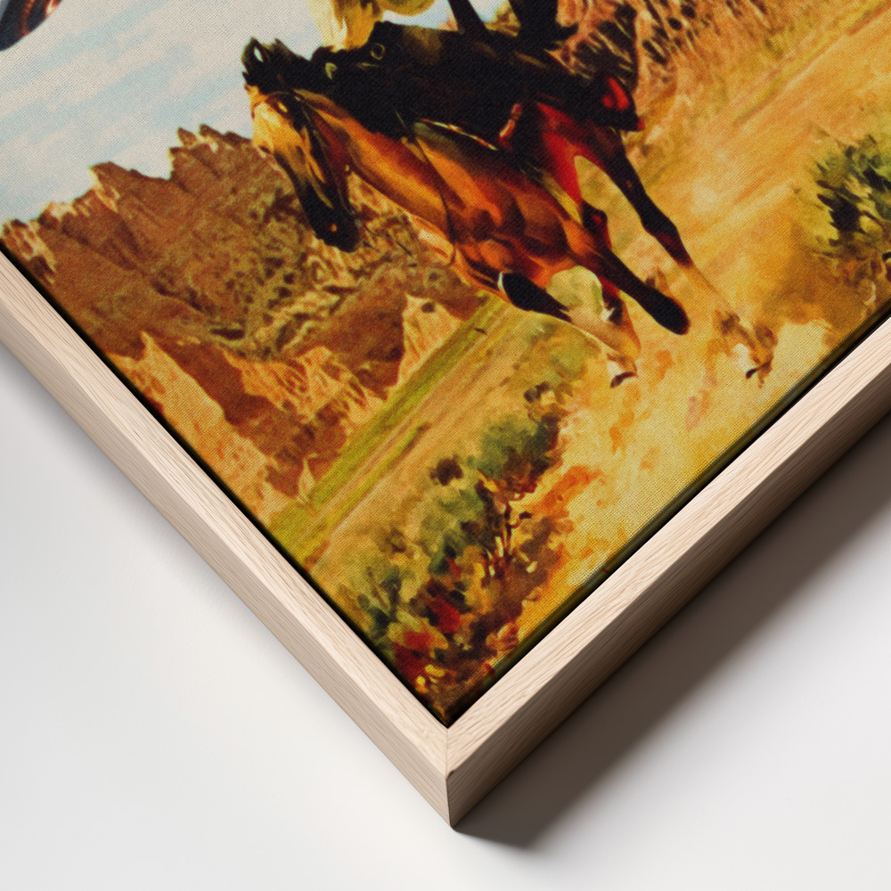Canvas print - UFO Space Chase frame close up
