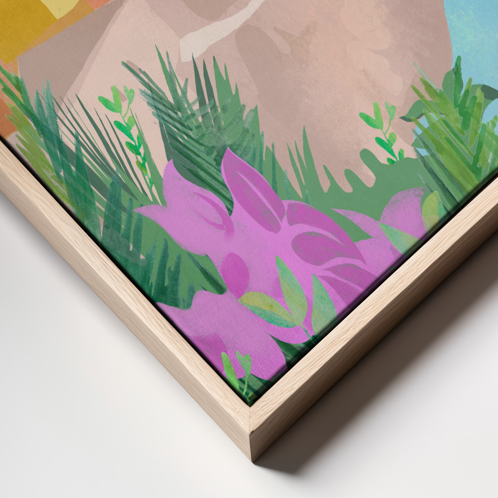 Canvas print - Cinque Terre frame close up