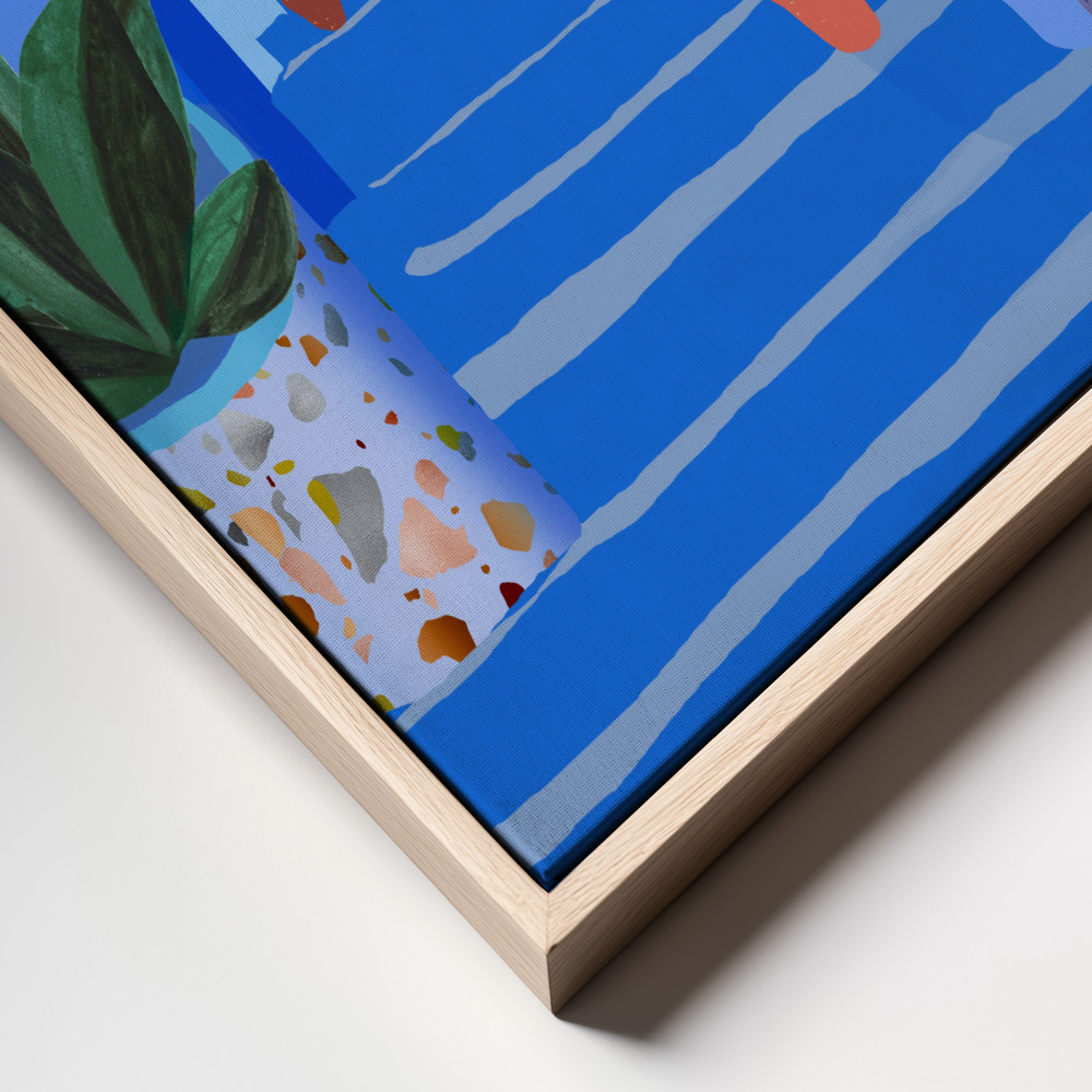 Canvas print - Morocco frame close up
