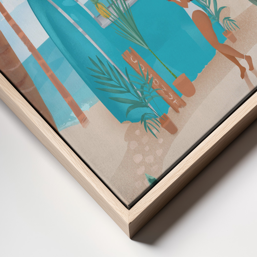 Lærred - Summer frame close up