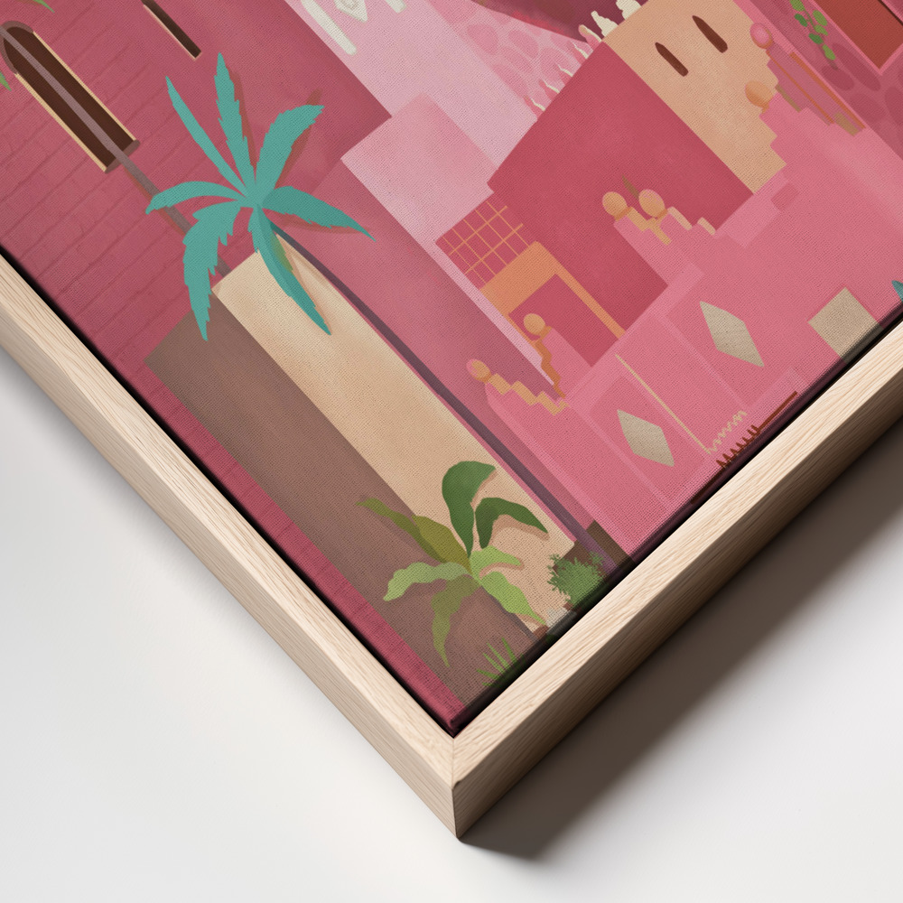 Toile - Kashbah cadre en gros plan - cadre naturel