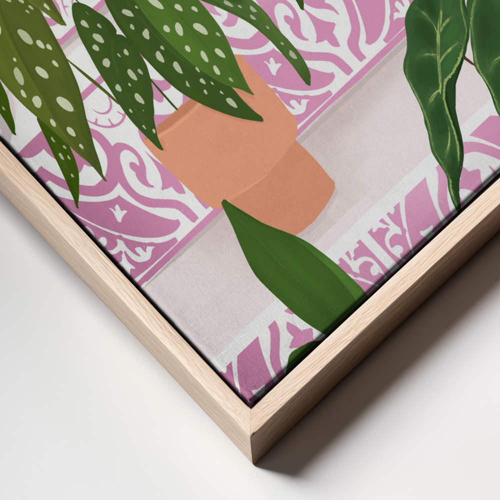 Toile - Plants cadre en gros plan - cadre naturel