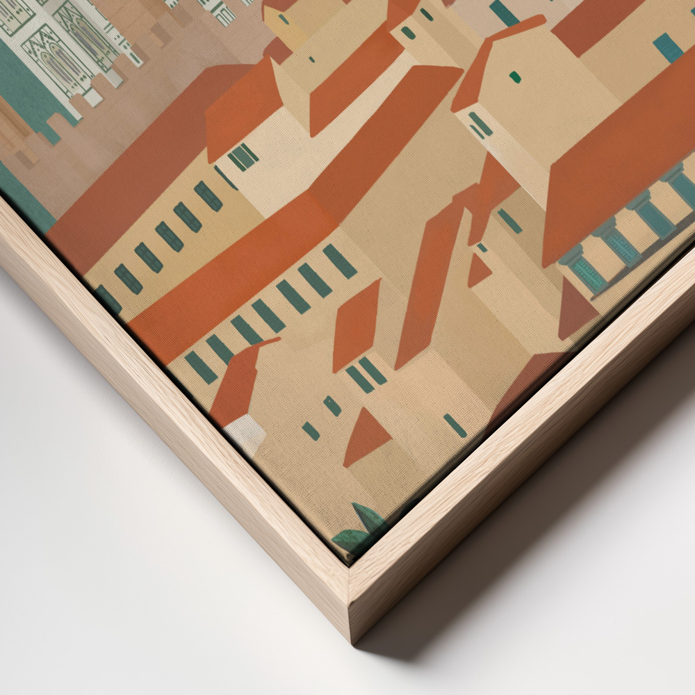 Canvas print - Florence frame close up