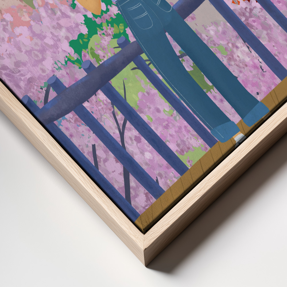 Stampe su tela - Japan frame close up