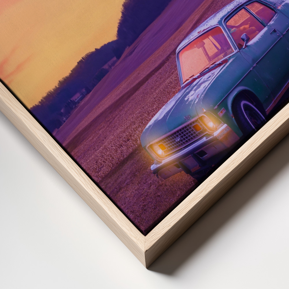 Canvas print - Serene View frame close up