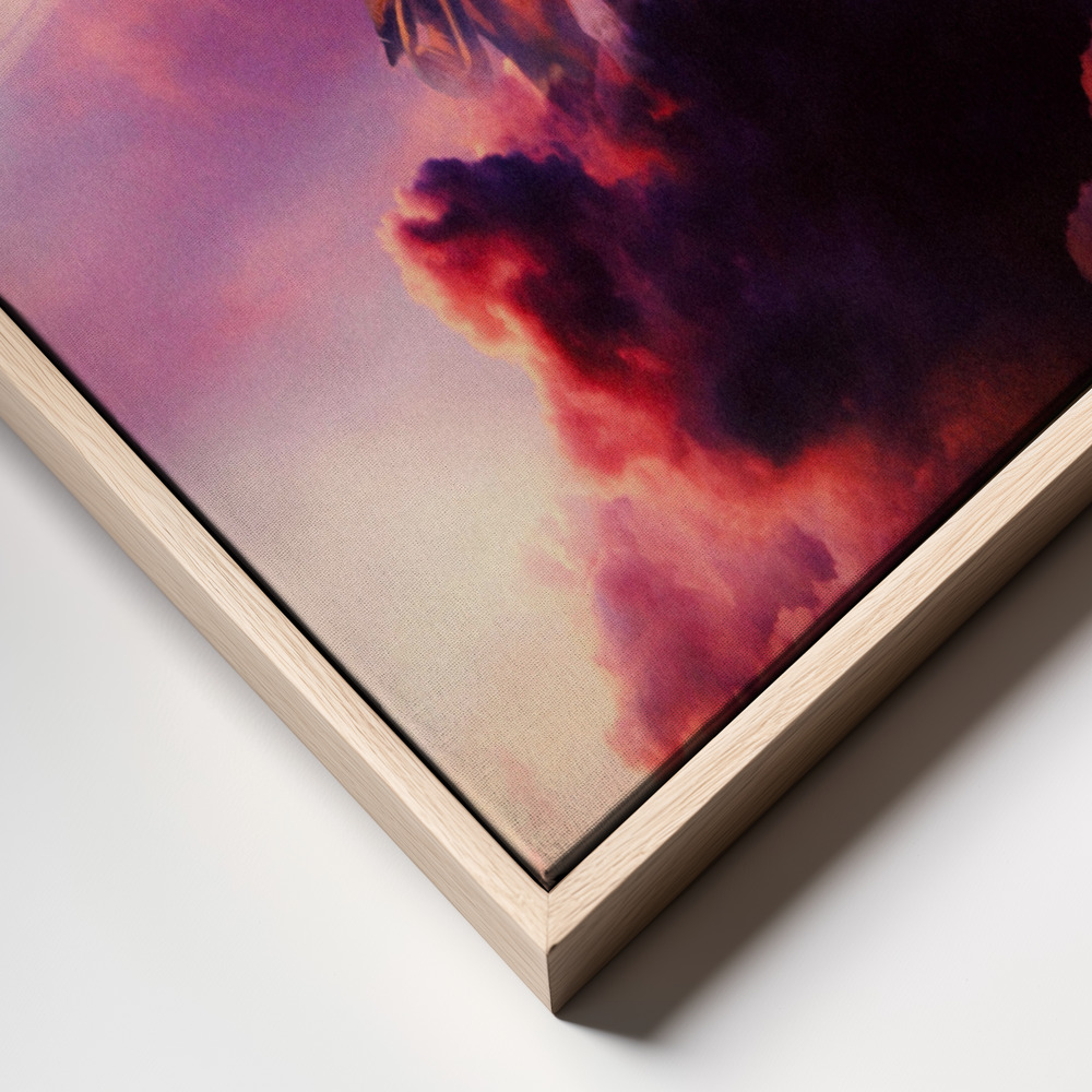 Canvas schilderi - Justice frame close up - natuurlijk frame