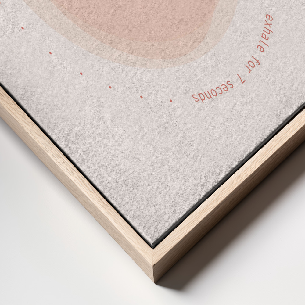 Toile - Relaxing Breathe cadre en gros plan - cadre naturel