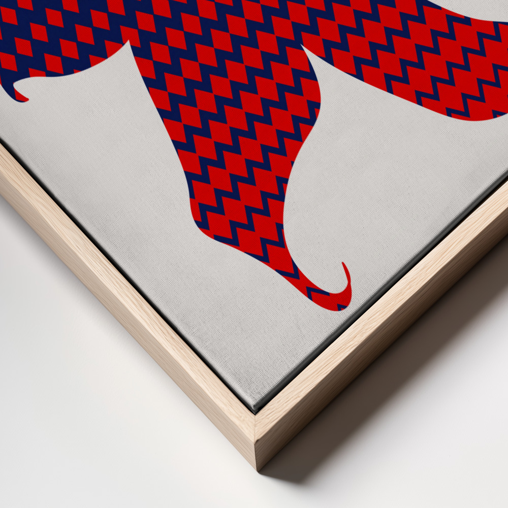Canvas print - Pop Flower frame close up