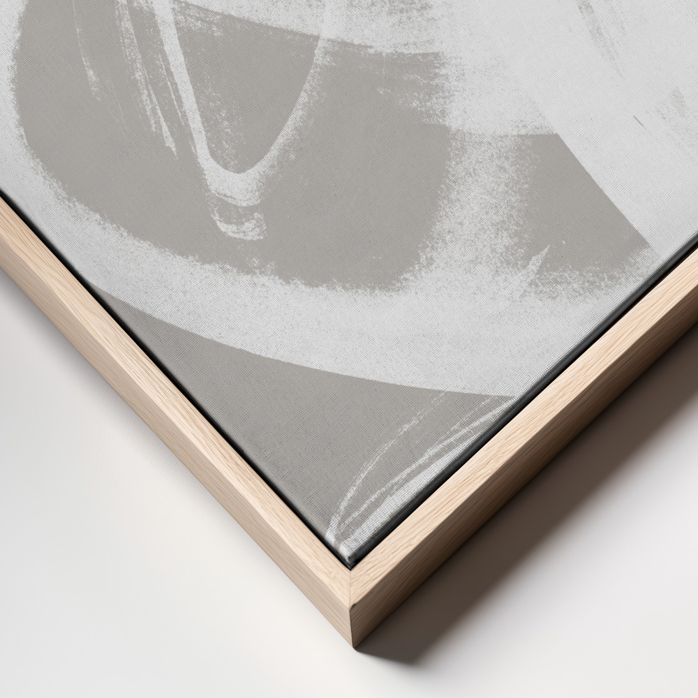 Canvas print - Abstract Brush Strokes 6 A1 frame close up