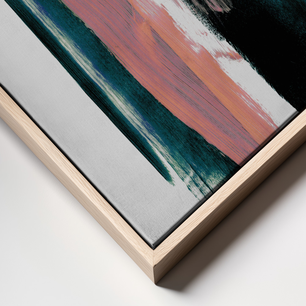 Canvas print - Abstract Brush Strokes 3x A1 frame close up