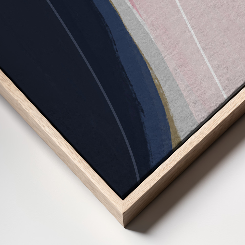 Canvas schilderi - Graphic 232 frame close up - natuurlijk frame