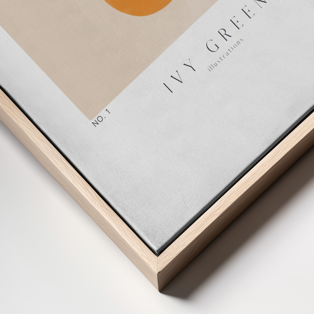 Canvas schilderi - Oranges frame close up