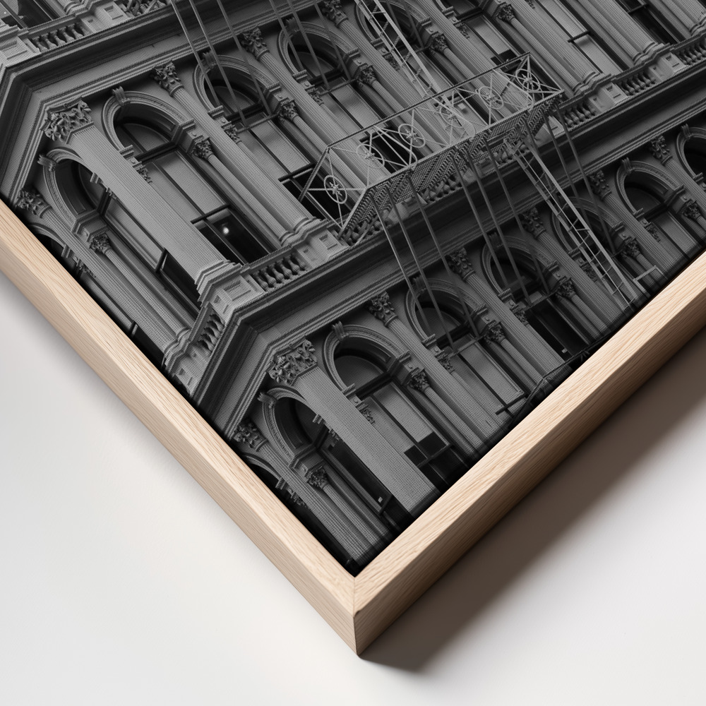 Toile - Archi cadre en gros plan - cadre naturel