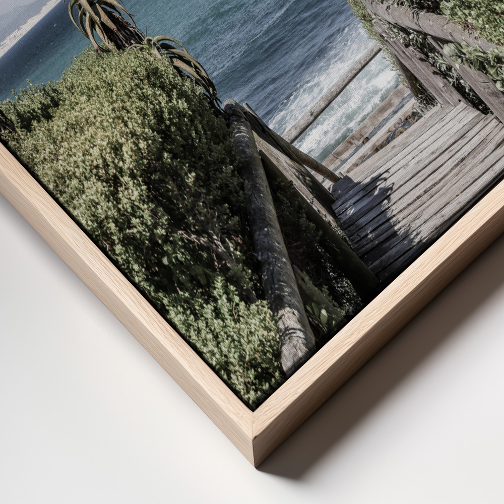 Canvas print - Bay Walk frame close up